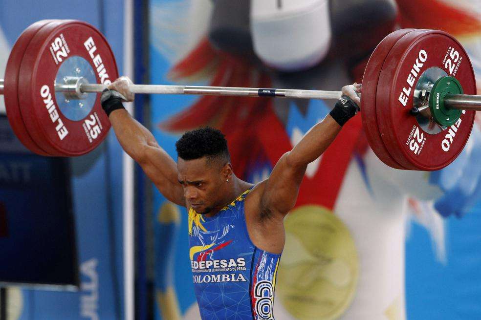 El pesista colombiano Francisco Mosquera. / EFE