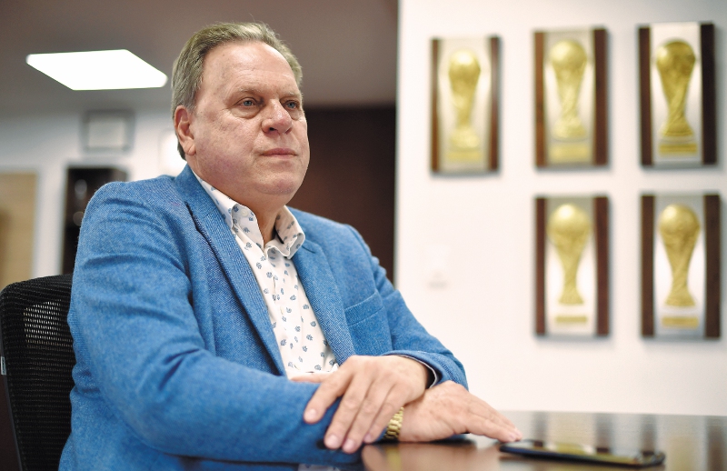 Ramón Jesurún Franco, presidente de la Federación Colombiana de Fútbol.