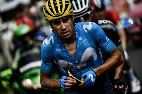 Mikel Landa sufrió una fractura de vértebra y está en duda su participación en la Vuelta