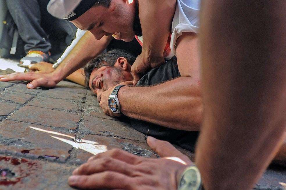Bassil da Costa, una de las víctimas mortales de las protestas del miércoles en Caracas. / AFP