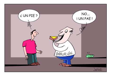 Alimento para la corrupción