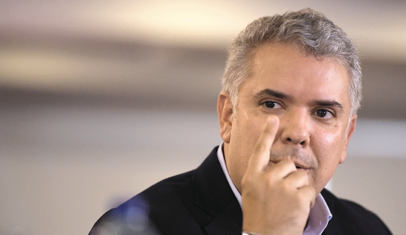 El presidente Iván Duque tuvo duras observaciones frente a las negociaciones entre el régimen Maduro y oposición venezolana en México.