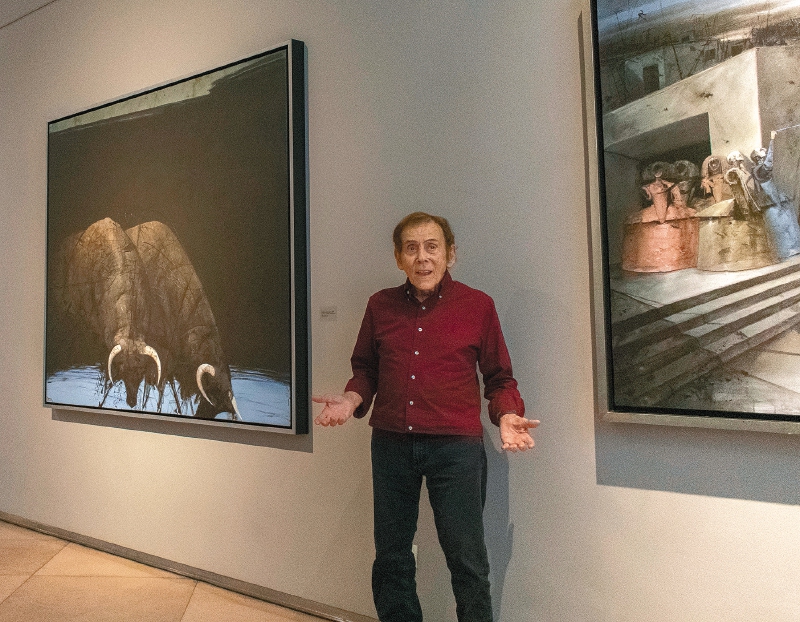 La carrera artística de David Manzur se expande a lo largo de siete décadas. / Galería Duque Arango