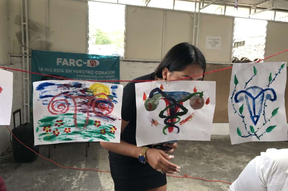 Concurso de dibujo infantil y juvenil “San José se pinta de colores y buen trato para prevenir las violencias”, en Mutatá, Antioquia.