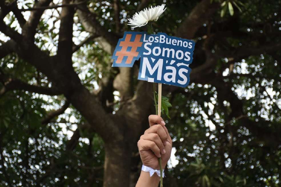La Facultad de Bellas Artes también participó en la actividad con una intervención musical.