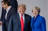 May insiste ante Trump en un acuerdo de libre comercio