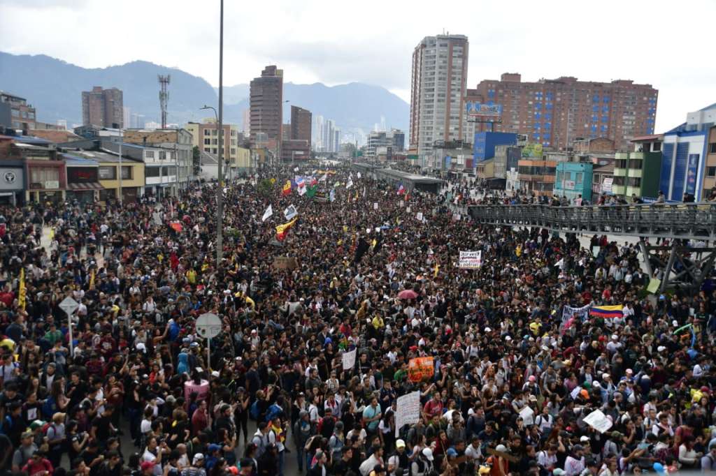 Las autoridades consideran que esta es la manifestación más multitudinaria de los últimos tiempos. / Óscar Pérez - El Espectador.
