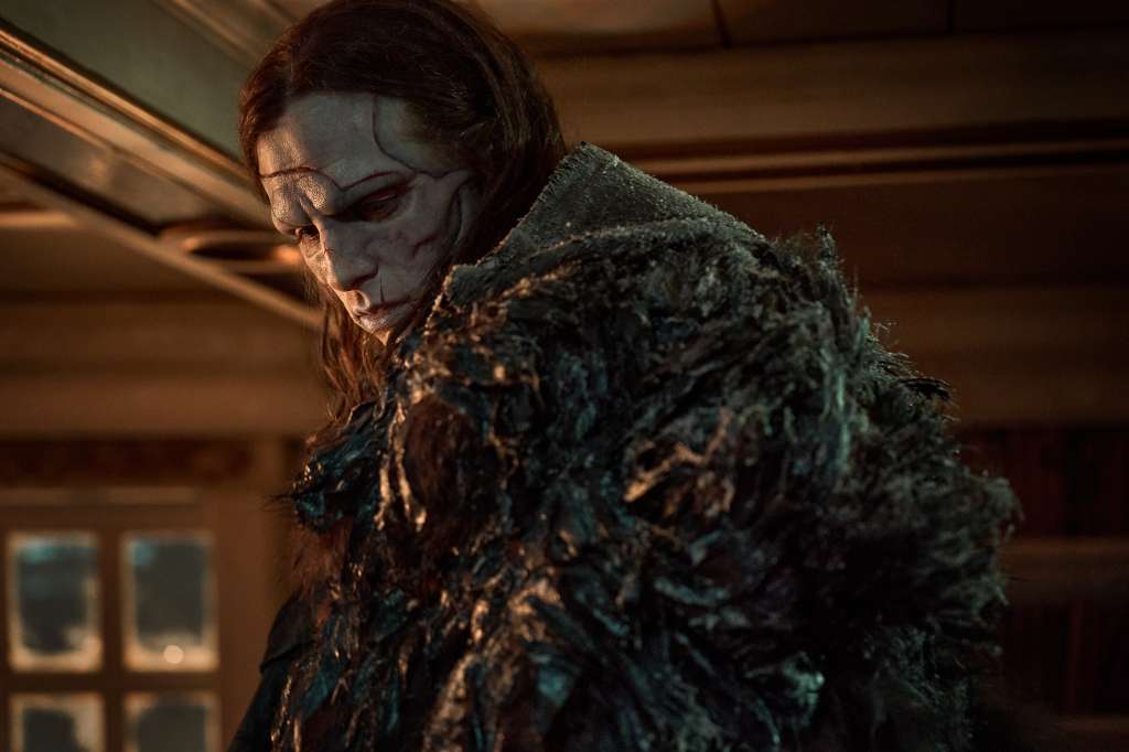 FRANKENSTEIN. Jacob Elordi as The Creature in Frankenstein. Cr. Ken Woroner/Netflix © 2025.