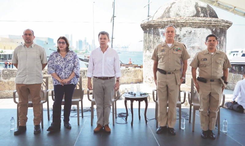 El presidente Santos anunció la construcción de un museo sobre el galeón San José / Presidencia