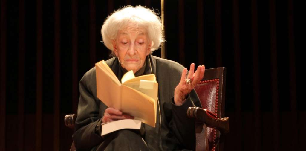 Ida Vitale, invitada de honor a la Feria del libro de Guadalajara, que se inició el sábado pasado. / Marina Guillén (Efe)