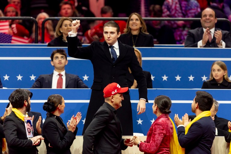 ¿El tema del momento? Enviar a la guerra al hijo de Trump