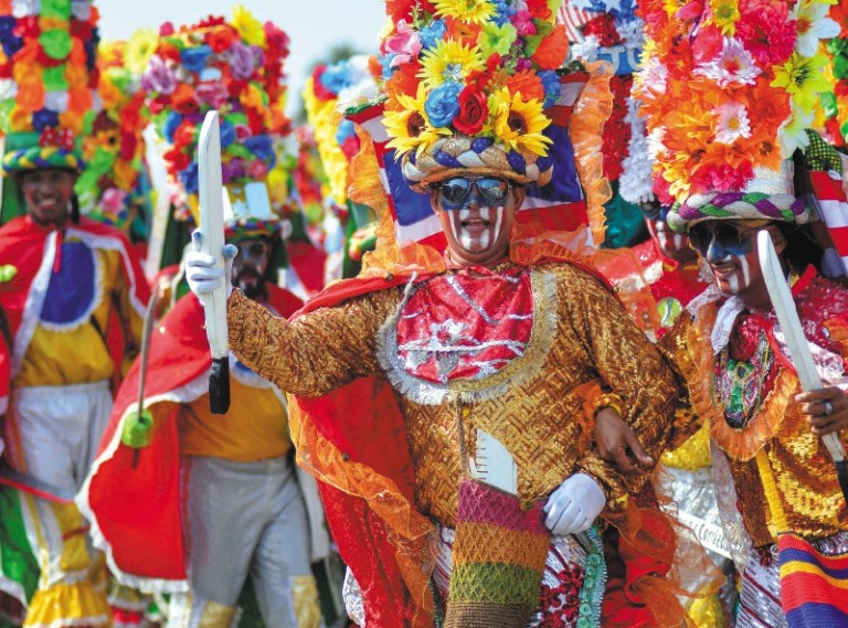 Danza de congos en el Carnaval de Barranquilla