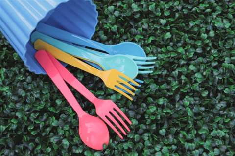 Para qué sirve poner tenedores de plástico en el jardín