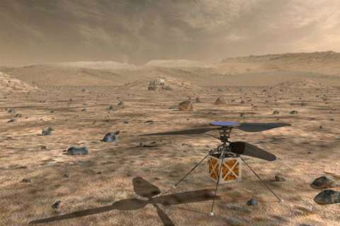 La Nasa enviará un mini helicóptero a Marte en 2020