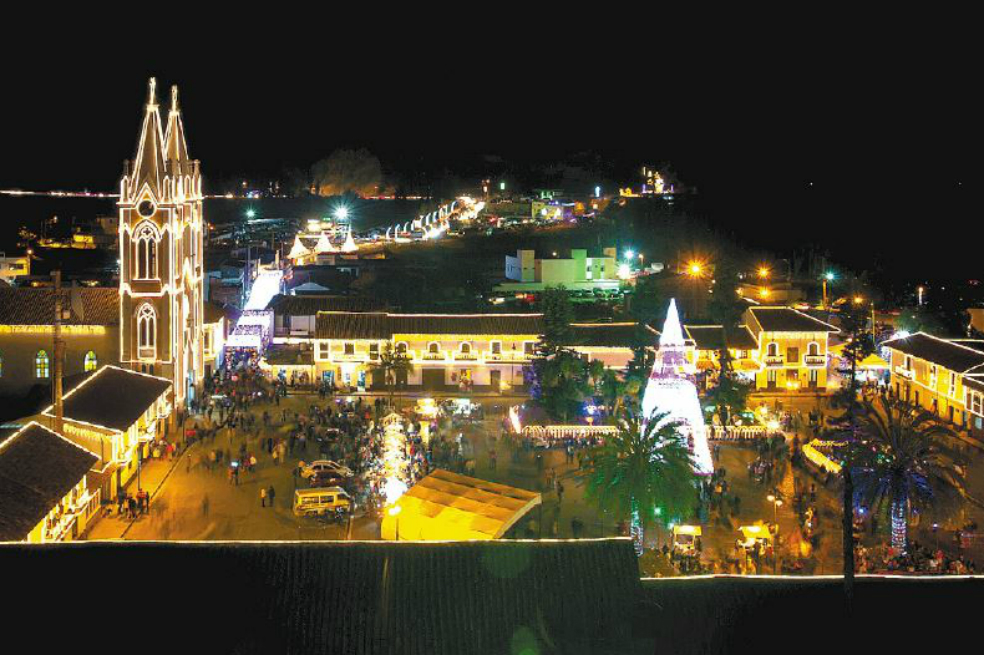 Panorámica de Corrales, uno de los pueblos más visitados de Boyacá durante esta época. / Rafael Herrera