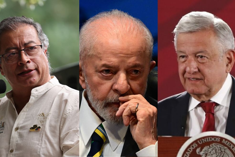 presidentes Gustavo Petro, Lula da Silva y Andrés Manuel López Obrador