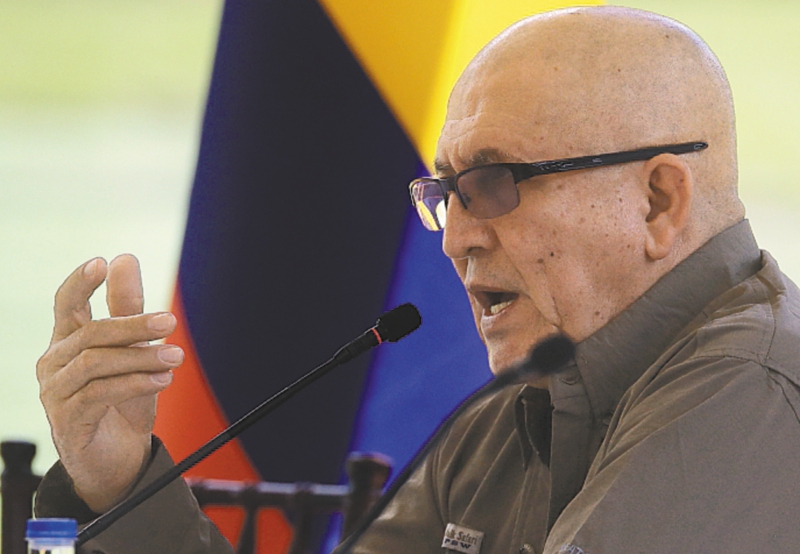 Antonio García, máximo comandante del ELN, ha protagonizado varias polémicas con el Gobierno.