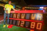 Un Merritt de récord eclipsa a Bolt y Blake en Bruselas