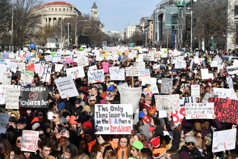 Marchas en Washington. / AFP