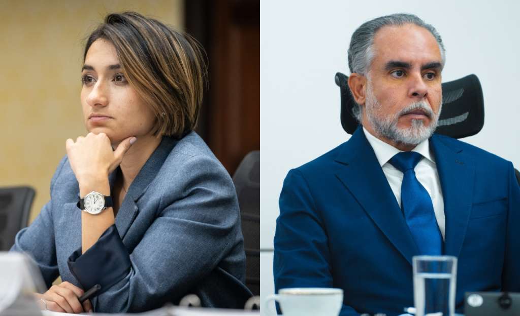 Laura Sarabia y Armando Benedetti