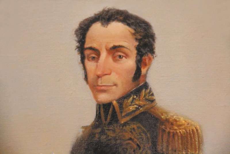 Retrato de un Simón Bolívar joven elaborado por el maestro Juan Cárdenas a partir de su investigación histórica. / Juan Cárdenas