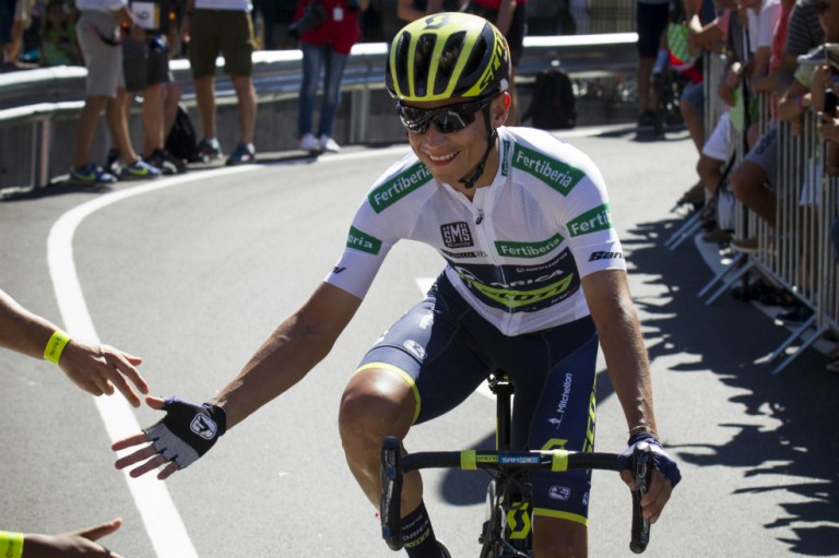 Esteban Chaves ascendió al segundo puesto en la Vuelta a España