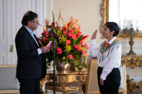 Patricia Tobón Yagarí fue posesionada como directora de Unidad para las Víctimas