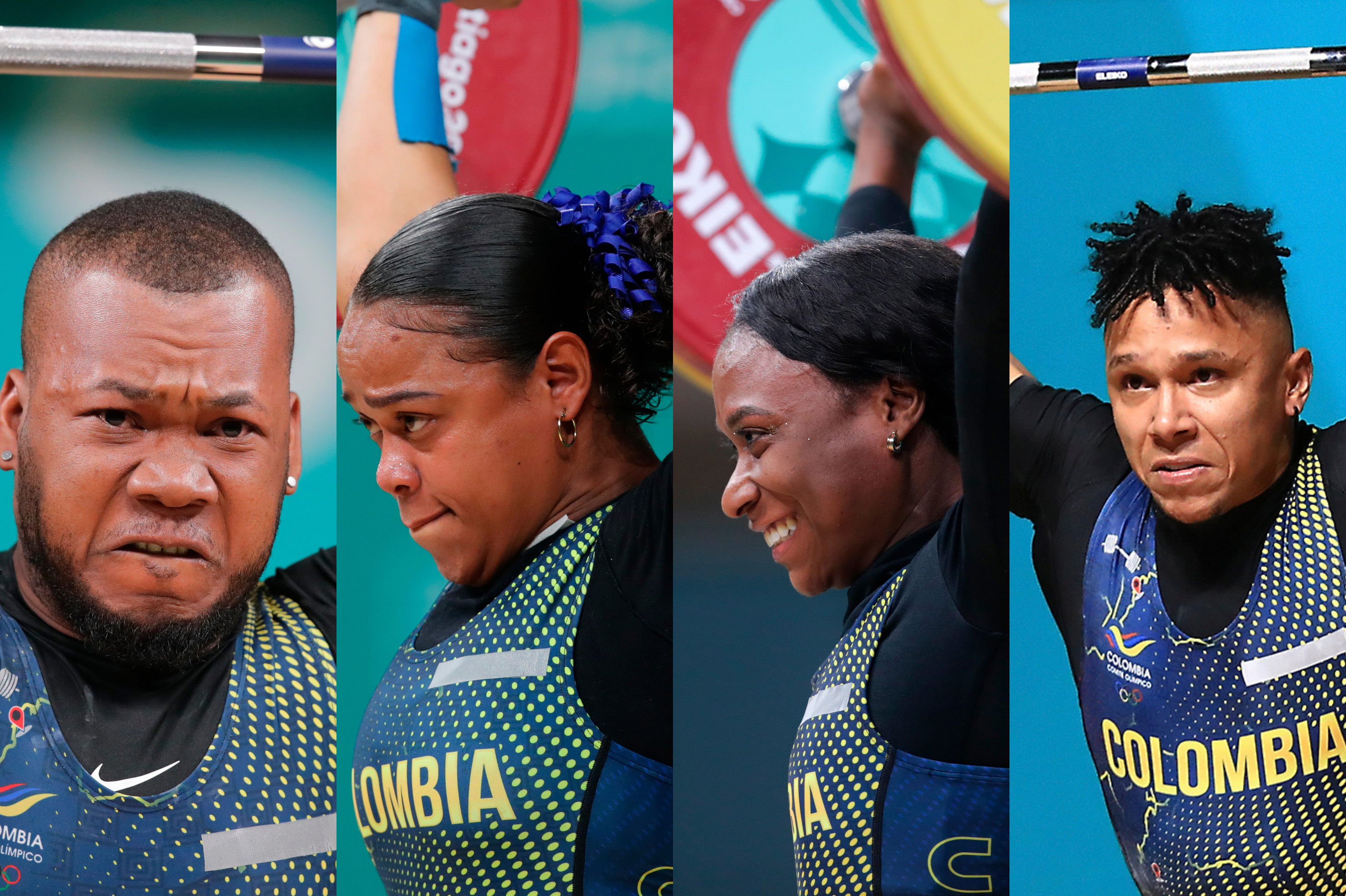Jeison López, Mari Sánchez, Yenny Álvarez y Luis Javier Mosquera serán los pesistas colombianos en París 2024.