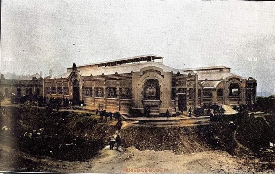 Plaza de mercado de Las Cruces en 1927