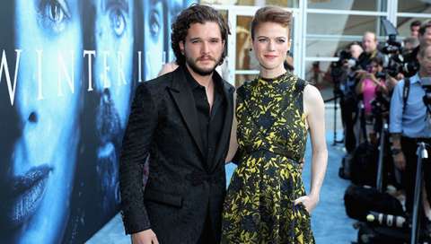 Este sábado se casan Kit Harington y Rose Leslie, pareja en "Juego de Tronos"
