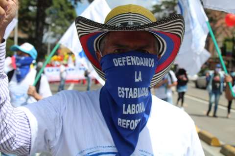 Las manifestaciones del paro nacional en Cali se desarrollaron sin hechos violentos