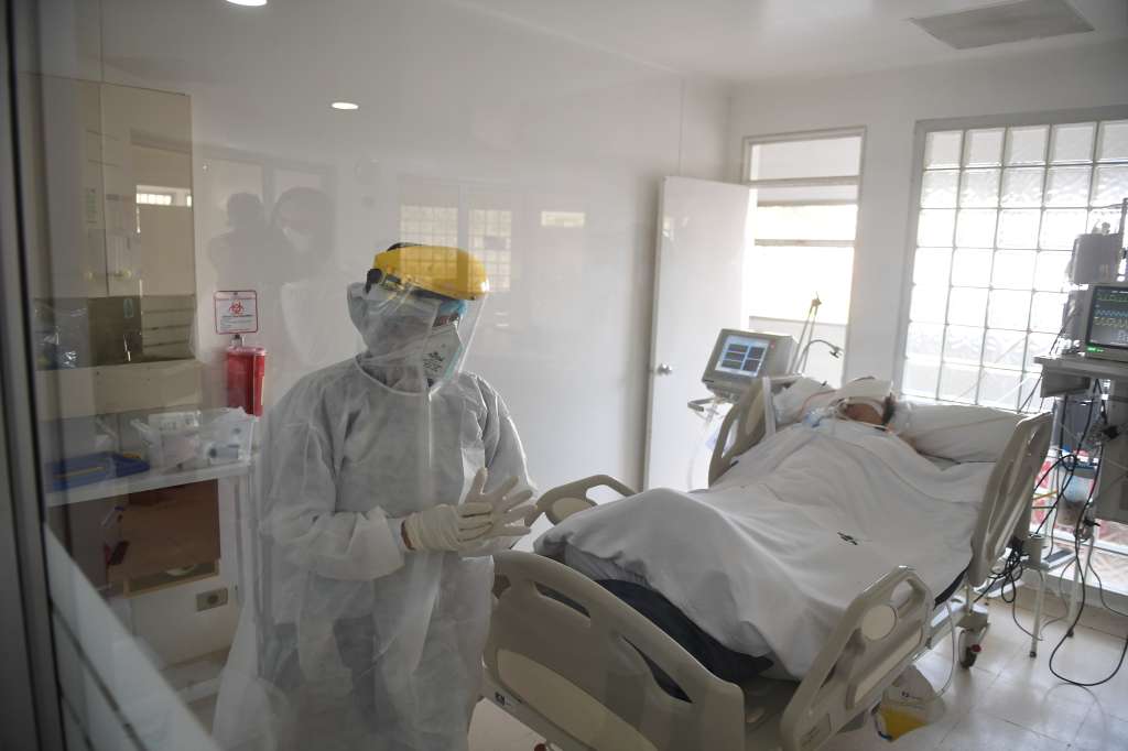 Sala UCI para pacientes de Covid – 19 de este hospital
