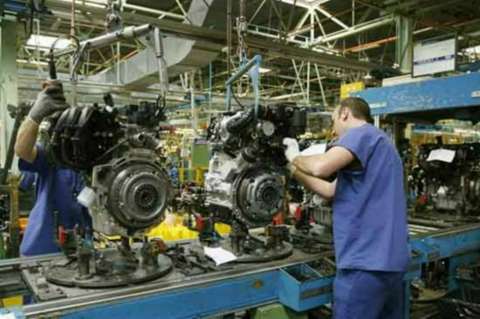 En julio de 2012, producción manufacturera fue de 1,5%