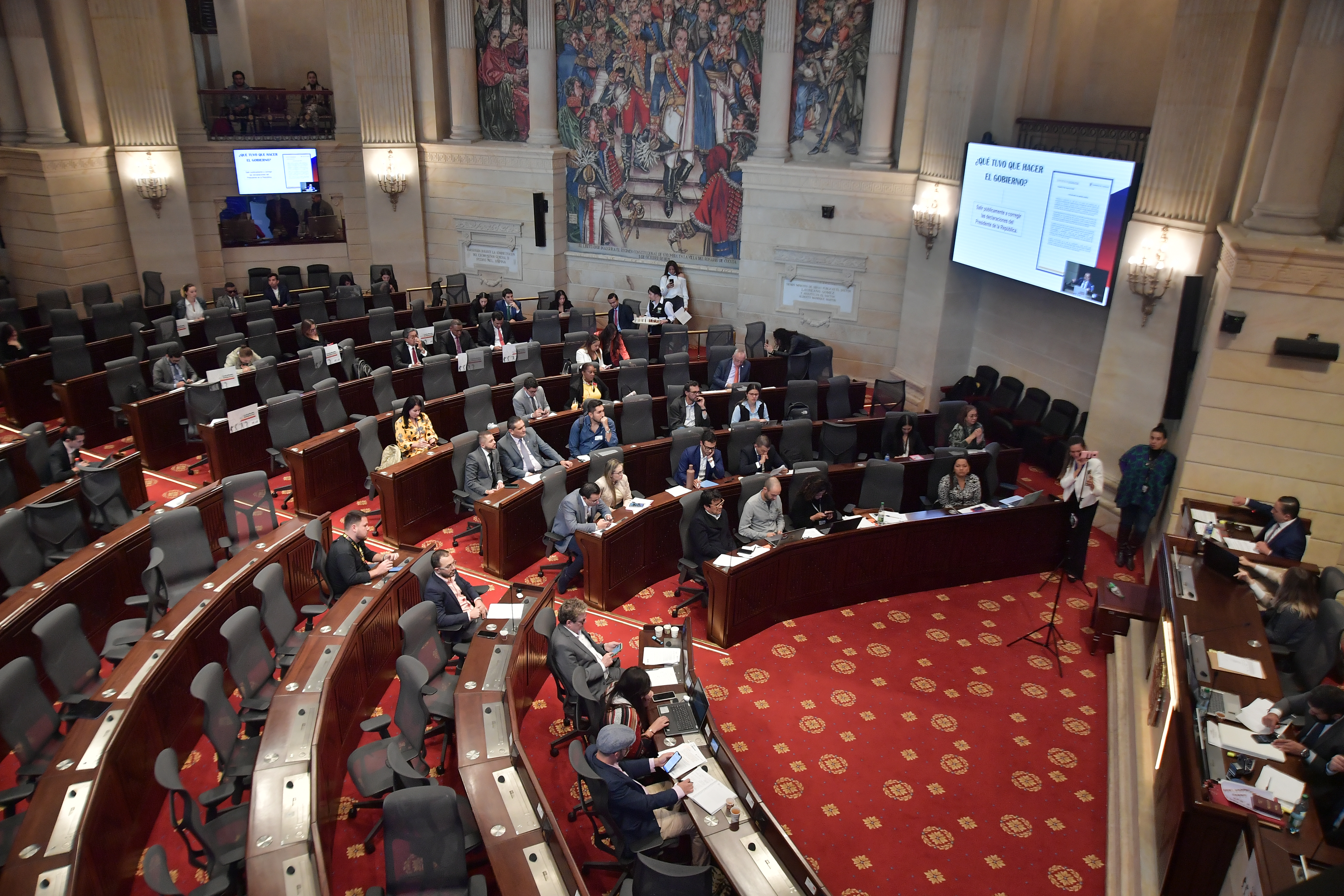 Alto Comisionado de Paz, durante el debate de control político en la Cámara de Representantes.