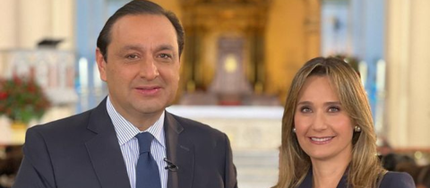 Así se veían Jorge Alfredo Vargas e Inés María cuando presentaban en ‘QAP’