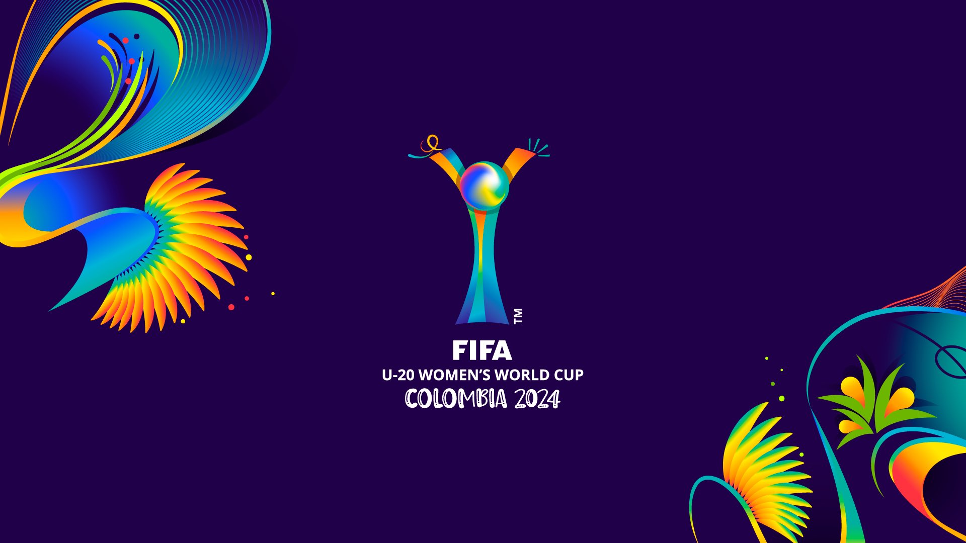 Emblema oficial de la Copa Mundial Femenina de Fútbol Sub-20 de Colombia 2024.