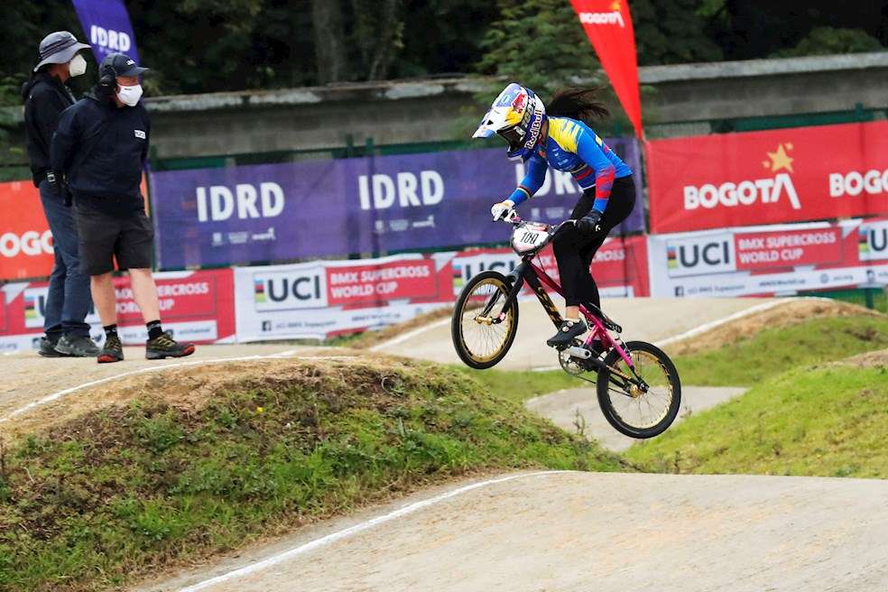 En Bogotá se disputó la tercera válida de la Copa Mundo de BMX.