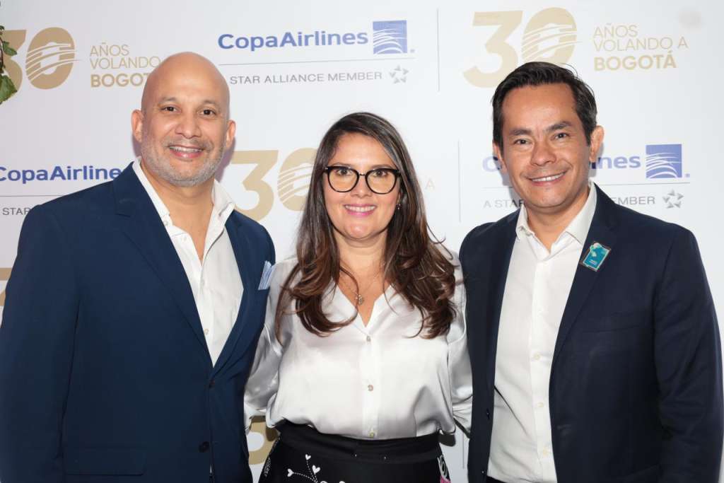 Marco Ocando, Paola Castaño y Diego Bermúdez.