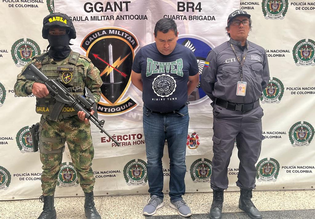 Militar Rafael Ignacio Sosa Gil es capturado por presunta corrupción.
