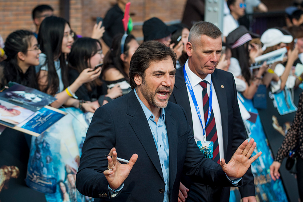 Javier Bardem en el estreno de "Piratas del Caribe: La Venganza de Salazar". / AFP