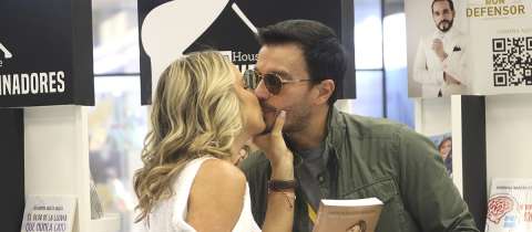 Luciano D’Alessandro visitó Colombia con su esposa María Alejandra Requena
