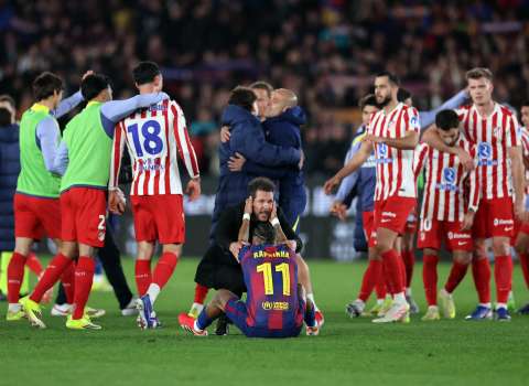 Barcelona rozó la hazaña: Atlético es finalista de la Copa del Rey tras ganar 4-3  el global