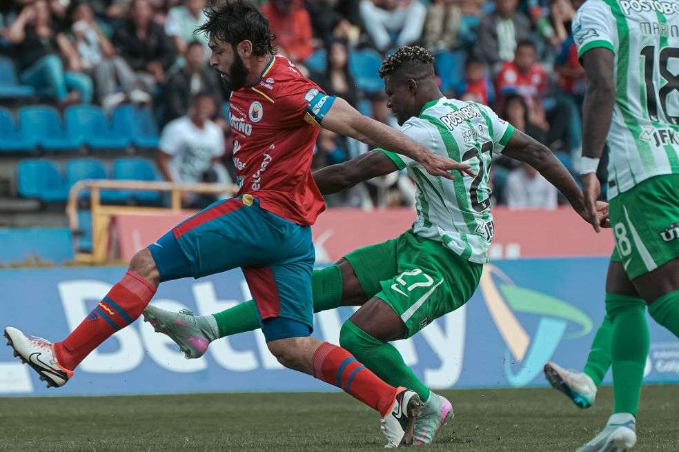 Dairon Asprilla abrió el marcador en el empate entre Deportivo Pasto y Atlético Nacional.