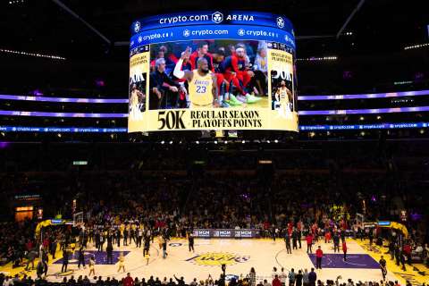 LeBron James hace historia: es el primer jugador en marcar 50.000 puntos en la NBA