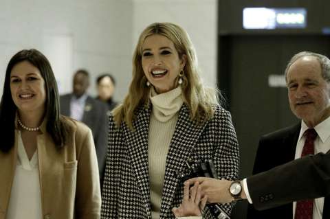 Ivanka Trump llega a Corea del Sur para clausura de los Juegos Olímpicos
