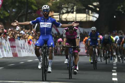 Fernando Gaviria: "Esta victoria se la debo al equipo"