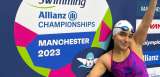 Sara Vargas ganó oro en el Mundial de paranatación de Manchester