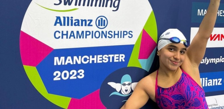 Sara Vargas ganó oro en el Mundial de paranatación de Manchester
