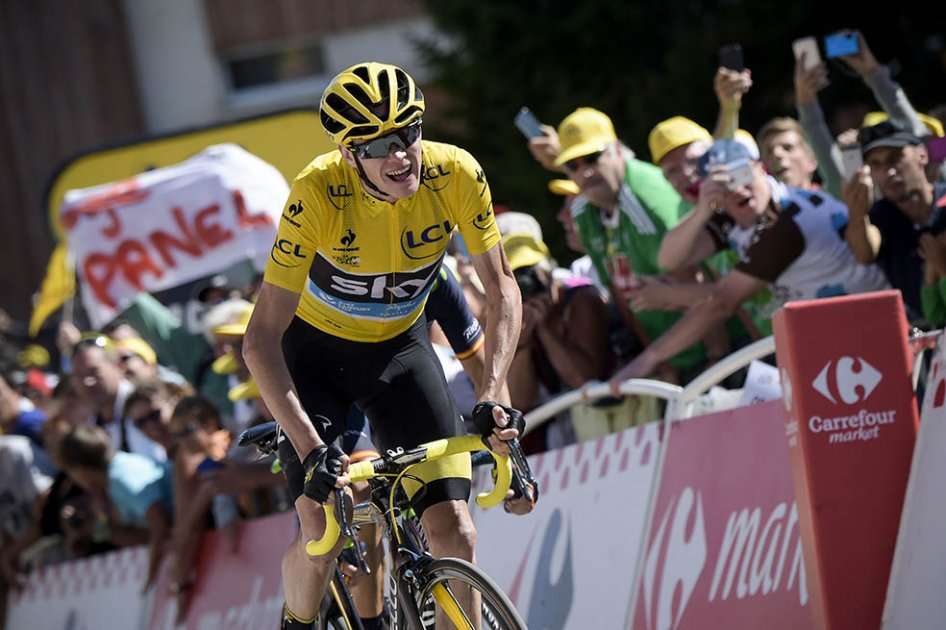  El británico Chris Froome tiene 30 años y ha ganado dos Tour de Francia.  / AFP