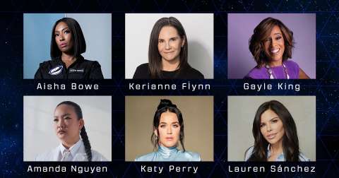 Katy Perry viaja al espacio con Blue Origin en una tripulación exclusivamente femenina